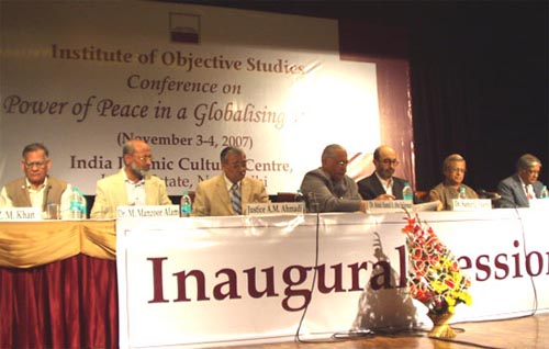 IOS CONFERENCE ON “POWER OF PEACE IN A GLOBALISING WORLD”